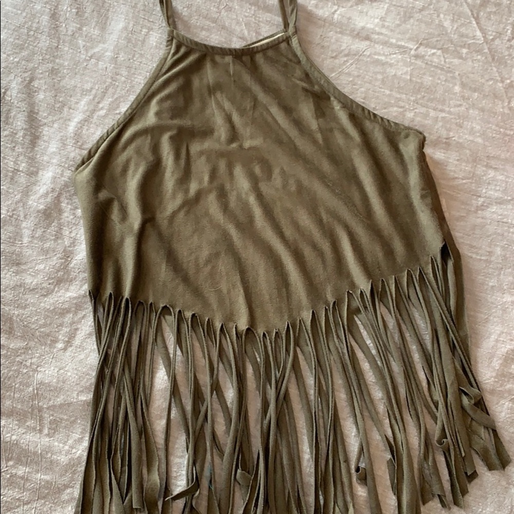 LA Hearts Fringe top